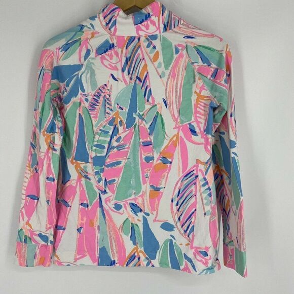 Lilly Pulitzer Shirt Out To Sea Print Skipper Popover - Picture 4 of 7